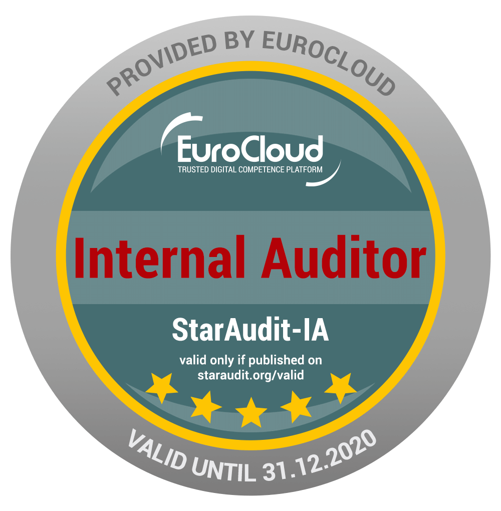 Badge of Internal Auditor StarAudit-IA
